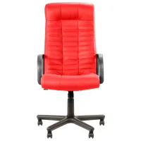 Fotoliu de birou DecoPrim ATLANT BX Eco-90 ECO Piele/ Red photo 3