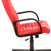 Fotoliu de birou DecoPrim ATLANT BX Eco-90 ECO Piele/ Red photo 4