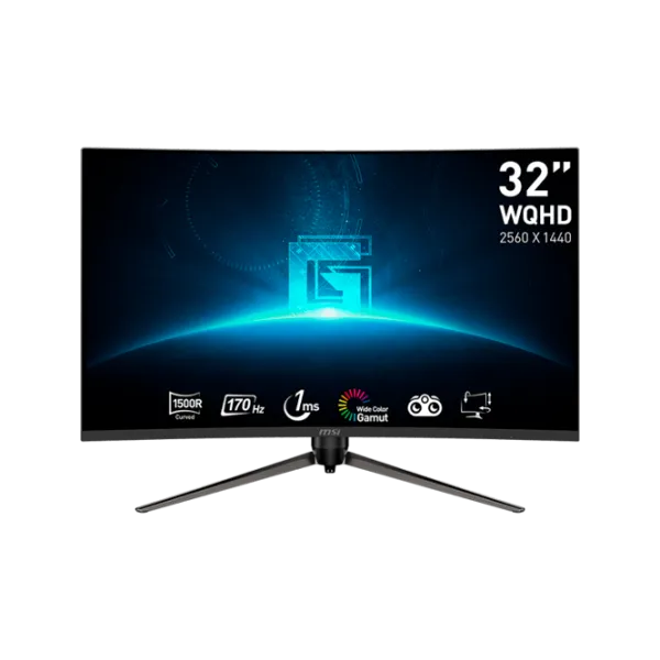 Монитор MSI G32CQ5P 31.5" 2K 170 Гц / 1 мс / Черный photo 1
