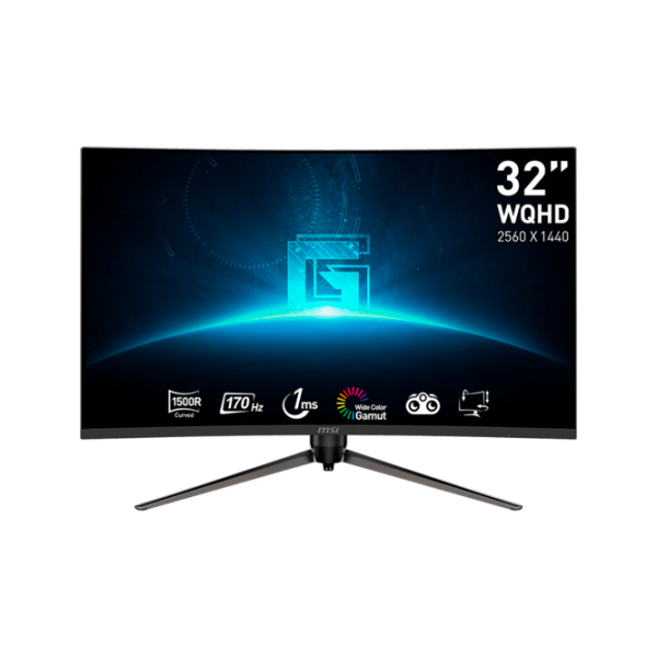 Монитор MSI G32CQ5P 31.5" 2K 170 Гц / 1 мс / Черный photo 1