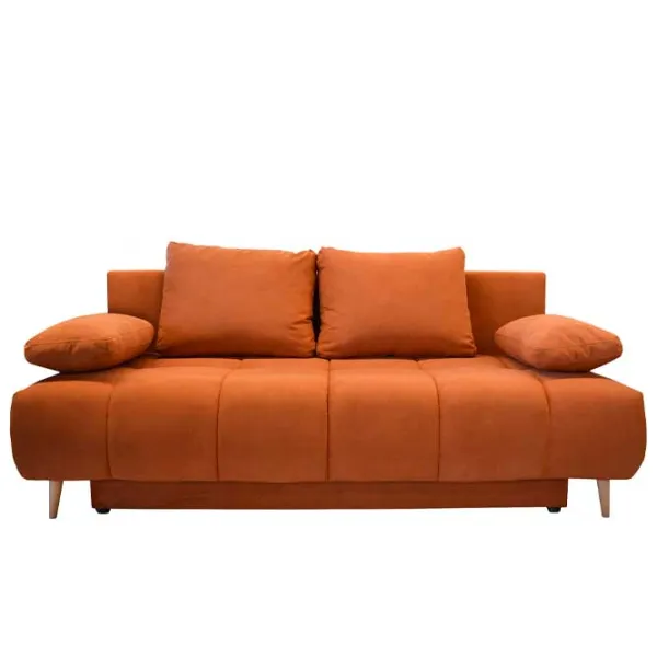 Canapea DecoPrim Violet (0008262) Catifea / Orange photo 1