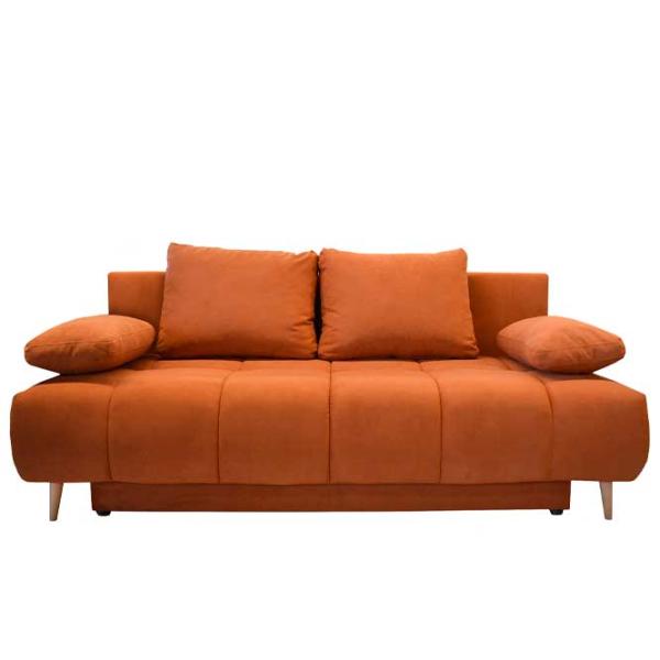 Canapea DecoPrim Violet (0008262) Catifea / Orange photo 1