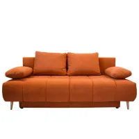 Диван DecoPrim Violet (0008262)  Бархат / Оранжевый