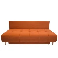 Canapea DecoPrim Violet (0008262) Catifea / Orange photo 2