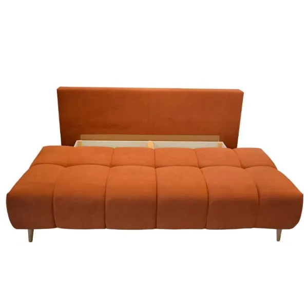 Canapea DecoPrim Violet (0008262) Catifea / Orange photo 3
