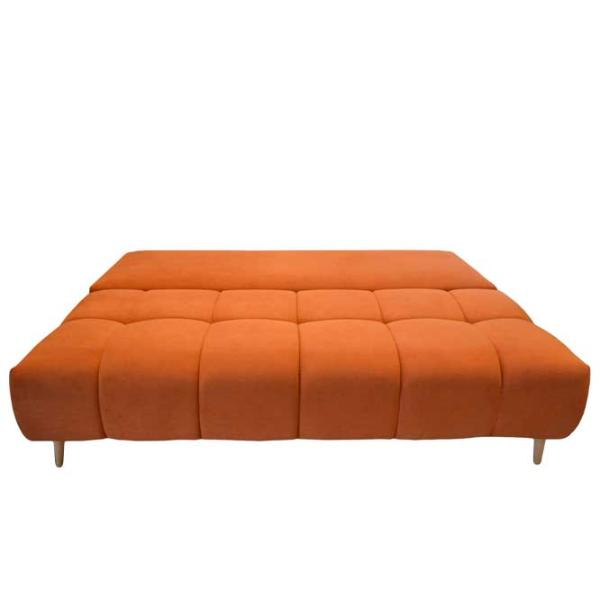 Canapea DecoPrim Violet (0008262) Catifea / Orange photo 4