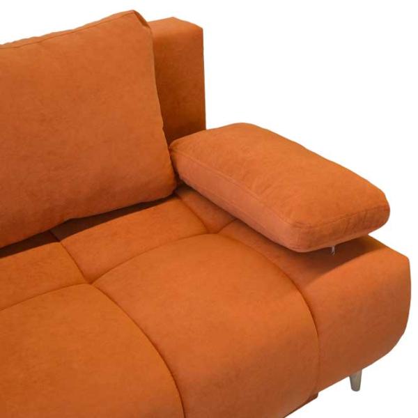 Canapea DecoPrim Violet (0008262) Catifea / Orange photo 6