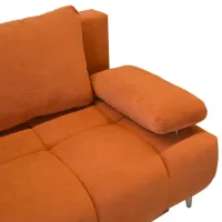 Canapea DecoPrim Violet (0008262) Catifea / Orange photo 6
