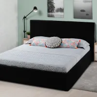 Кровать Montella Payson Riviera 100 160 x 200 см / ЛДСП / Черный photo 4