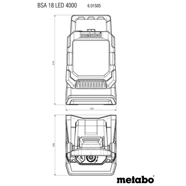Lanterne auto Metabo 601505850  photo 8