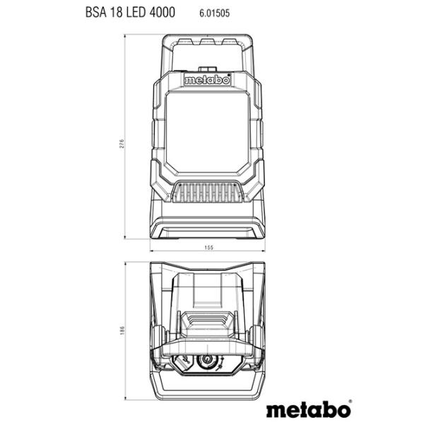 Lanterne auto Metabo 601505850  photo 8