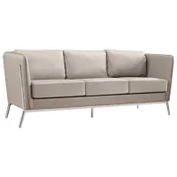 Диван DecoPrim Salvador (00001221) ЭКО Кожа / Бежевый