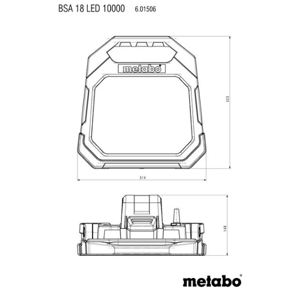 Lanterne auto Metabo BSA 18 LED  photo 2
