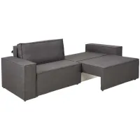 Canapea Modern Alaska 10 Total Eclipse (5736120) Stofă / Dark Gray photo 4