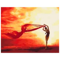 Картина по номерам BrushMe Танец страсти BS51797 50 x 40 см / Горизонтальная