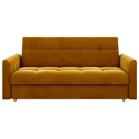 Диван Space Meble Lento Itaka 33 (5597303)  Бархат / Желтый