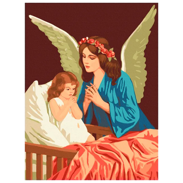 Pictură pe numere BrushMe Înaripați de rugăciune BS53400FC 50 x 40 cm / Verticală photo 1 Pictură pe numere BrushMe Înaripați de rugăciune BS53400FC 50 x 40 cm / Verticală photo 1