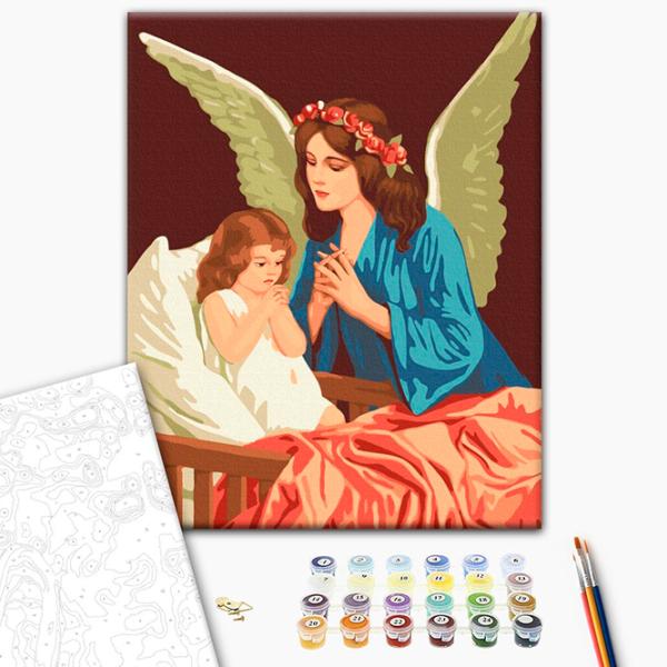 Pictură pe numere BrushMe Înaripați de rugăciune BS53400FC 50 x 40 cm / Verticală photo 2 Pictură pe numere BrushMe Înaripați de rugăciune BS53400FC 50 x 40 cm / Verticală photo 2