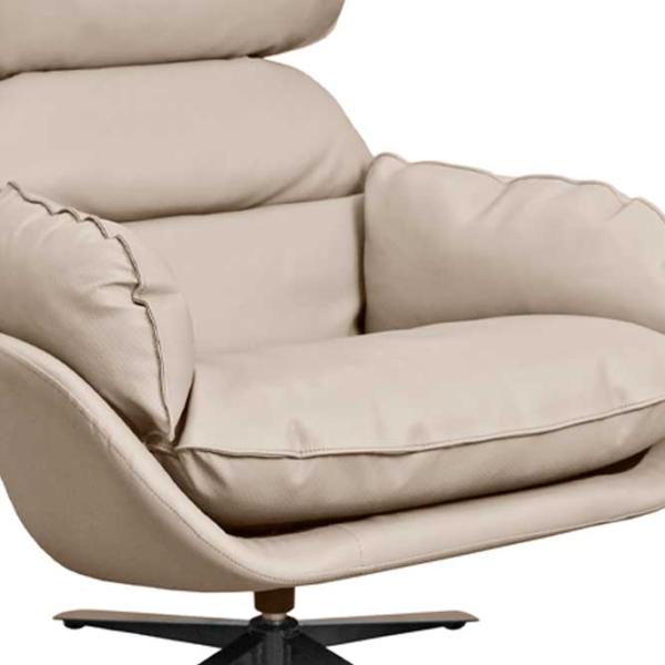 Офисное кресло DecoPrim Luna Bliss ЭКО Кожа/ Бежевый  photo 2