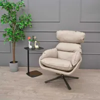 Офисное кресло DecoPrim Luna Bliss ЭКО Кожа/ Бежевый photo 5