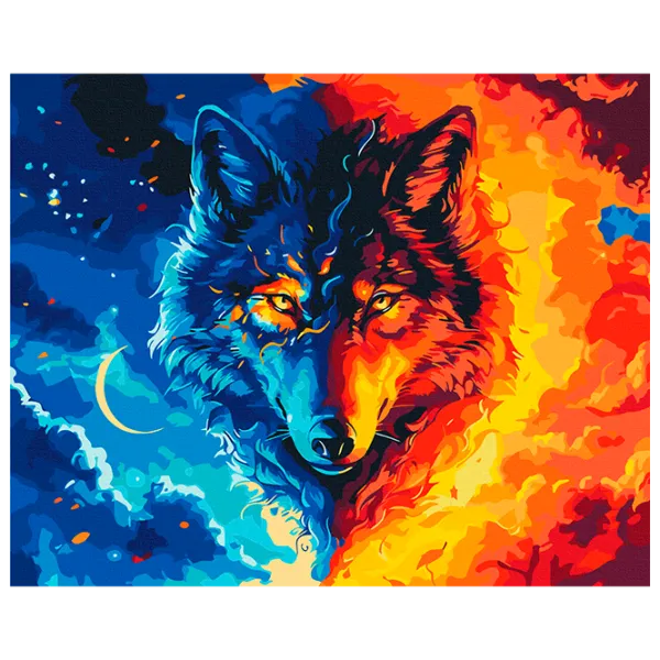Pictură pe numere BrushMe Fiara elementelor BS54004FC 50 x 40 cm / Orizontală photo 1 Pictură pe numere BrushMe Fiara elementelor BS54004FC 50 x 40 cm / Orizontală photo 1