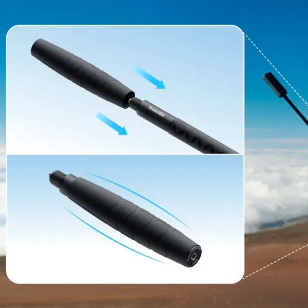 Selfie Stick Insta360 Invisible Black photo 10