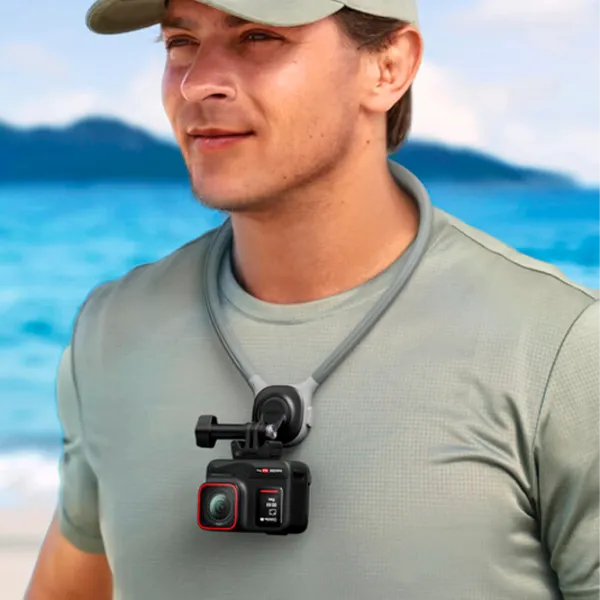 Fixator Insta360 Neck Mount Black photo 5