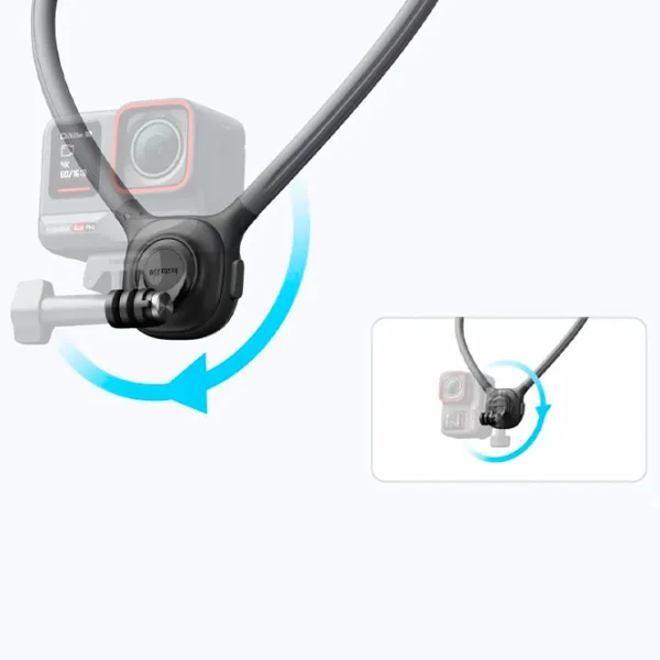 Fixator Insta360 Neck Mount Black photo 8