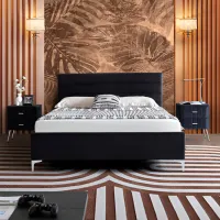 Кровать Montella Joe Riviera 97 160 x 200 см / ЛДСП / Antracit photo 2