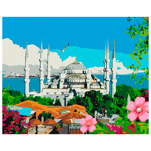 Картина по номерам BrushMe Летний Стамбул BS51586FC 50 x 40 см / Горизонтальная photo 1