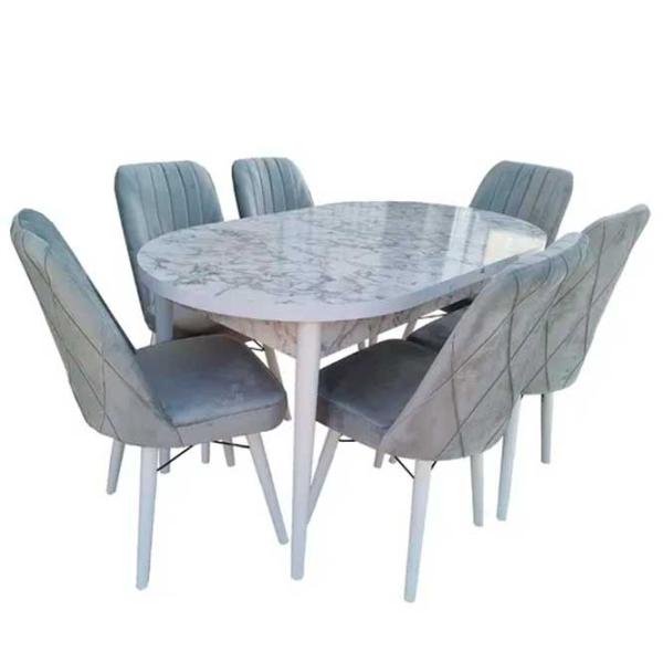Set masă și scaune Magnus Karegold () Dreptunghiulară / MDF / Gray photo 1 Set masă și scaune Magnus Karegold () Dreptunghiulară / MDF / Gray photo 1