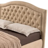 Кровать Montella Flatia Riviera 24 160 x 200 см / ЛДСП / Бежевый photo 2