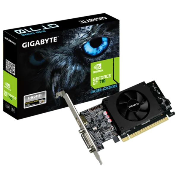 Placă video Gigabyte GeForce GT 710 Low Profile PCI Express 2.0 / 2 GB photo 4