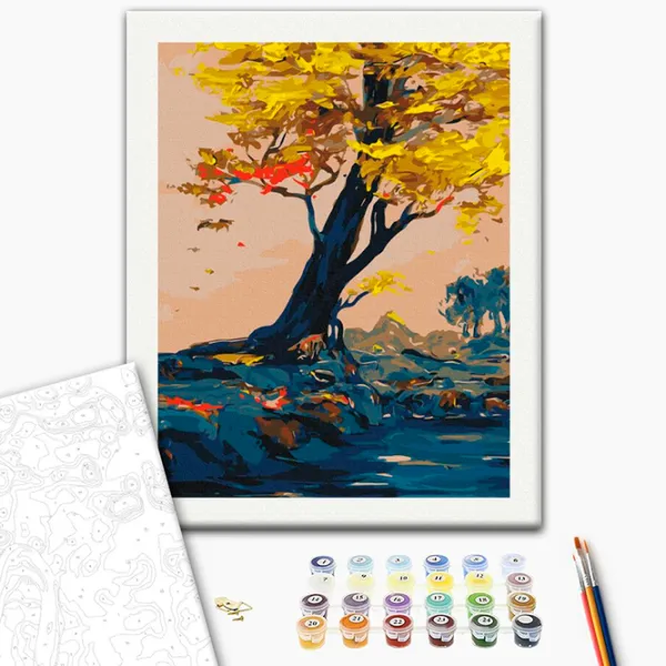 Pictură pe numere BrushMe Calm pitoresc BS53957FC 50 x 40 cm / Verticală photo 3