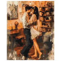 Pictură pe numere BrushMe În brațele dragostei BS53918FC 50 x 40 cm / Verticală