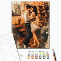 Картина по номерам BrushMe В объятиях любви BS53918FC 50 x 40 см / Вертикальная photo 2