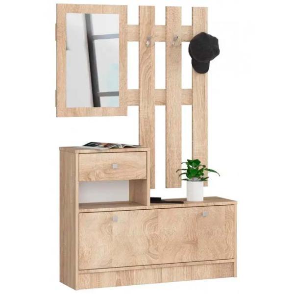Комплект для прихожей Akord 90 Sonoma Oak ДСП меламин / Дуб Сонома photo 1
