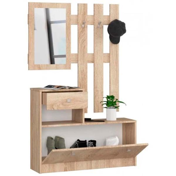 Комплект для прихожей Akord 90 Sonoma Oak ДСП меламин / Дуб Сонома photo 4