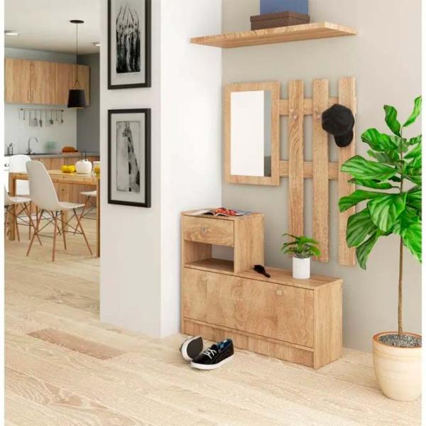 Комплект для прихожей Akord 90 Sonoma Oak ДСП меламин / Дуб Сонома photo 8