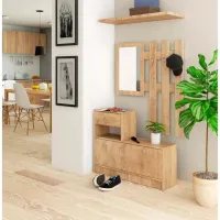 Set pentru antreu Akord 90 Sonoma Oak PAL melaminat / Stejar Sonoma photo 5