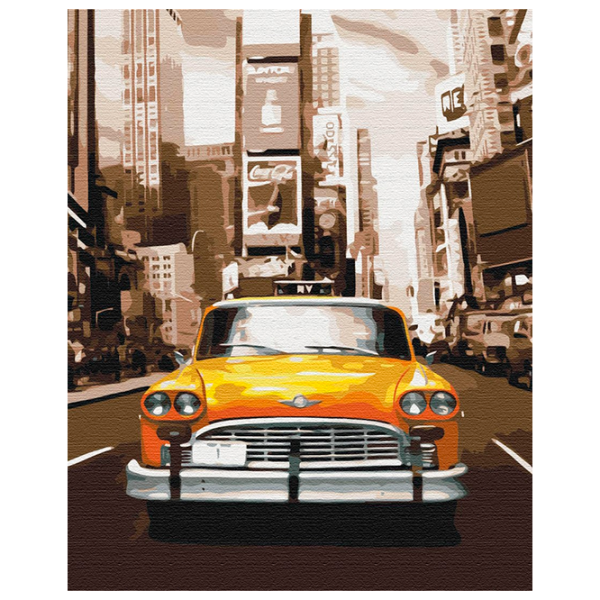 Картина по номерам BrushMe Нью-Йоркское тaкси BS8241FC 50 x 40 см / Вертикальная photo 1 Картина по номерам BrushMe Нью-Йоркское тaкси BS8241FC 50 x 40 см / Вертикальная photo 1