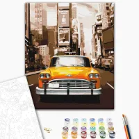 Картина по номерам BrushMe Нью-Йоркское тaкси BS8241FC 50 x 40 см / Вертикальная photo 3