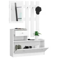 Set pentru antreu Akord 90 White PAL melaminat / White photo 2