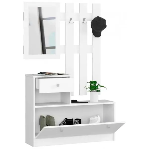 Set pentru antreu Akord 90 White PAL melaminat / White photo 3