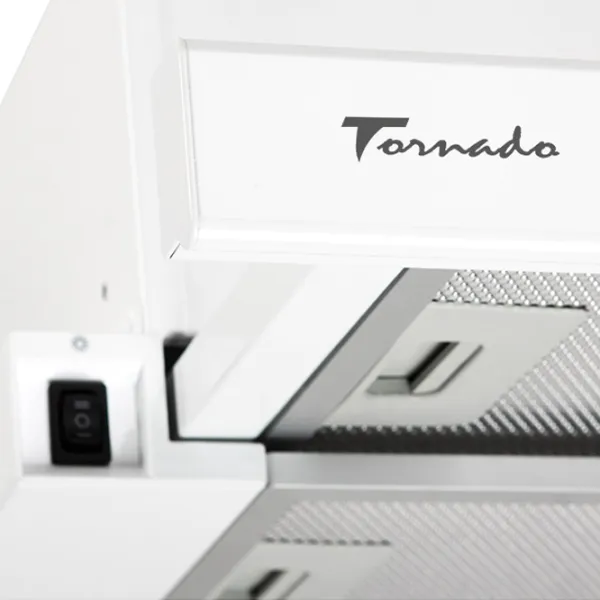 Вытяжка Tornado STORM 700 Телескопическая/ Белый/ Серый photo 3 Вытяжка Tornado STORM 700 Телескопическая/ Белый/ Серый photo 3