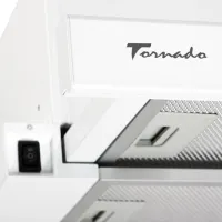 Hotă Tornado STORM 700 Telescopică/ White/ Gray photo 3