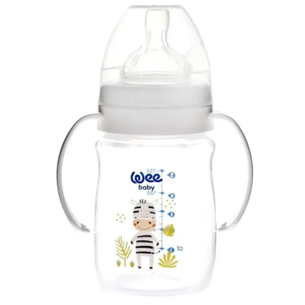 Бутылочка для кормления WeeBaby 483 Унисекс / 150 мл / Прозрачный photo 1