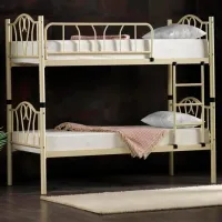 Детская кровать Magnus Orkide 90 x 200 см / Металл / Кремовый