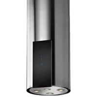 Вытяжка Tornado Tube Island 1200 Островная/ Нержавеющая сталь/ Черный