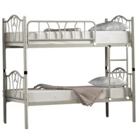 Pat pentru copii Magnus Orkide 90 x 200 cm / Metal / Gray